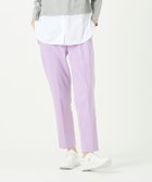 【イッツインターナショナル/I.T.'S. international】の【洗える・ストレッチ】ベーシックテーパードパンツ 人気、トレンドファッション・服の通販 founy(ファニー) ファッション Fashion レディースファッション Fashion for Women パンツ Pants & Trousers おすすめ Recommended / Our Picks ストレッチ Stretch, Stretchy Fabric センター Center, Center Line パターン Pattern, Design Print ベーシック Basic, Essential ポケット Pocket, Pocket Detail 洗える Machine Washable thumbnail パープル|ID: prp329100004831912 ipo3291000000035183013