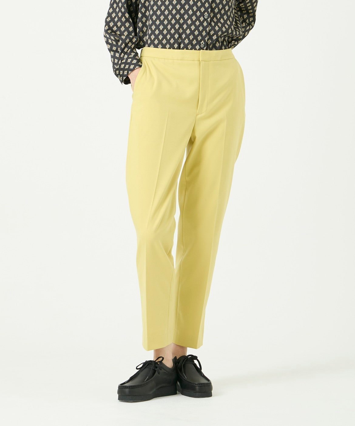 【イッツインターナショナル/I.T.'S. international】の【洗える・ストレッチ】ベーシックテーパードパンツ インテリア・キッズ・メンズ・レディースファッション・服の通販 founy(ファニー) ファッション Fashion レディースファッション Fashion for Women パンツ Pants & Trousers おすすめ Recommended / Our Picks ストレッチ Stretch, Stretchy Fabric センター Center, Center Line パターン Pattern, Design Print ベーシック Basic, Essential ポケット Pocket, Pocket Detail 洗える Machine Washable イエロー|ID: prp329100004831912 ipo3291000000035183014
