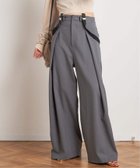 【エーピーストゥディオ/AP STUDIO】の【PROVOKE/プロヴォーク】suspenders tuck pants 人気、トレンドファッション・服の通販 founy(ファニー) ファッション Fashion レディースファッション Fashion for Women パンツ Pants & Trousers サスペンダー Suspenders, Braces シンプル Simple, Minimal スマート Smart, Elegant バランス Balance, Style Balance 別注 Limited Edition, Custom Order ワイド Wide, Wide Fit thumbnail グレー|ID: prp329100004831923 ipo3291000000035183129