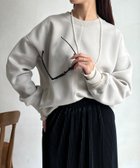 【シェトワ/Chez toi】の軽量ボンディングドロップスリーブプルオーバー 人気、トレンドファッション・服の通販 founy(ファニー) ファッション Fashion レディースファッション Fashion for Women トップス・カットソー Cut & Sew Tops カジュアルプルオーバー・ニットトップス Pullovers & Knit Tops / Casual Pullovers 軽量 Lightweight, Ultra Light デニム Denim, Jeans Material フリル Frill, Ruffle フレア Flare, Flared ボンディング Bonding, Bonded Fabric ワイド Wide, Wide Fit 再入荷 Restock / Back in Stock おすすめ Recommended / Our Picks thumbnail グレージュ|ID: prp329100004832146 ipo3291000000035184921