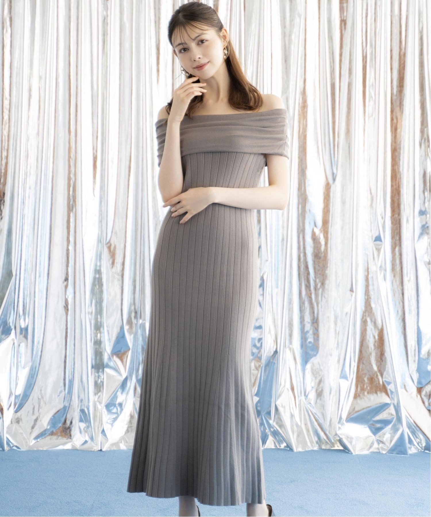 【ノエラ/Noela】のバーサカラーニットワンピース 人気、トレンドファッション・服の通販 founy(ファニー) 　ファッション　Fashion　レディースファッション　Fashion for Women　ワンピース　Dresses　ニットワンピース　Knit Dresses　おすすめ　Recommended / Our Picks　インナー　Innerwear　キャップ　Cap, Baseball Cap　サンダル　Sandals, Summer Shoes　ジャケット　Jacket, Outerwear　スニーカー　Sneakers, Trainers　ダウン　Down, Puffer　ドレープ　Drape, Draping Fabric　ポケット　Pocket, Pocket Detail　 other-1|ID: prp329100004832152 ipo3291000000035185061