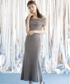 【ノエラ/Noela】のバーサカラーニットワンピース グレー|ID: prp329100004832152 ipo3291000000035185062