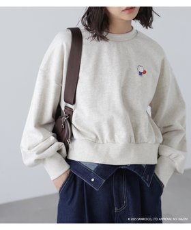 【フリーズマート/FREE'S MART】のサンリオキャラクターズコラボ SHORT SWEAT ショートスウェット 胸KITTY×背面LOGO 人気、トレンドファッション・服の通販 founy(ファニー) ファッション Fashion レディースファッション Fashion for Women トップス・カットソー Cut & Sew Tops レディースパーカー・カジュアルフーディー Casual Hoodies & Sweatshirts スウェット・クルーネックトップス Sweatshirts & Crewnecks / Relaxed Fit Sweat Tops おすすめ Recommended / Our Picks ギャザー Gathered, Ruffled ショート Short, Short Length スウェット / スエット Sweatshirt, Sweatwear スリーブ Sleeve, Long Sleeve / Short Sleeve デニム Denim, Jeans Material トレンド Trend, Trending Now フォルム Silhouette, Form |ID:prp329100004832156