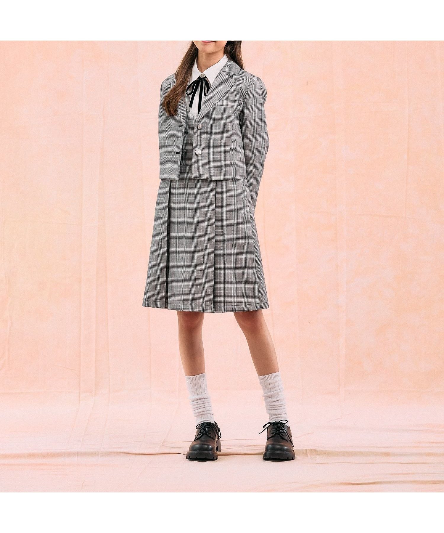 【グローバルワーク/GLOBAL WORK / KIDS】の卒服/イージーケア/ジャンスカ/キッズ/店舗限定/598140 人気、トレンドファッション・服の通販 founy(ファニー) 　ファッション　Fashion　キッズファッション　Fashion for Kids　おすすめ　Recommended / Our Picks　カットソー　Cut and Sewn Top　ジャンスカ　Jumper Skirt, Pinafore Dress　フォーマル　Formal, Dressy　エレガント 上品　Elegant　 other-1|ID: prp329100004832158 ipo3291000000035185135