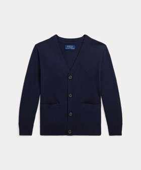 【ラルフローレン/RALPH LAUREN / KIDS】の(ボーイズ 2才~7才)コットン Vネック カーディガン 人気、トレンドファッション・服の通販 founy(ファニー) ファッション Fashion キッズファッション Fashion for Kids カフス Cuff Design カーディガン Cardigan, Knitwear フロント Front, Front Design ボーイズ Boyish, Boy Style ポケット Pocket, Pocket Detail リブニット Rib Knit, Ribbed Knit 定番 Standard, Basic Item 長袖 Long Sleeve, Full Sleeve |ID:prp329100004832160