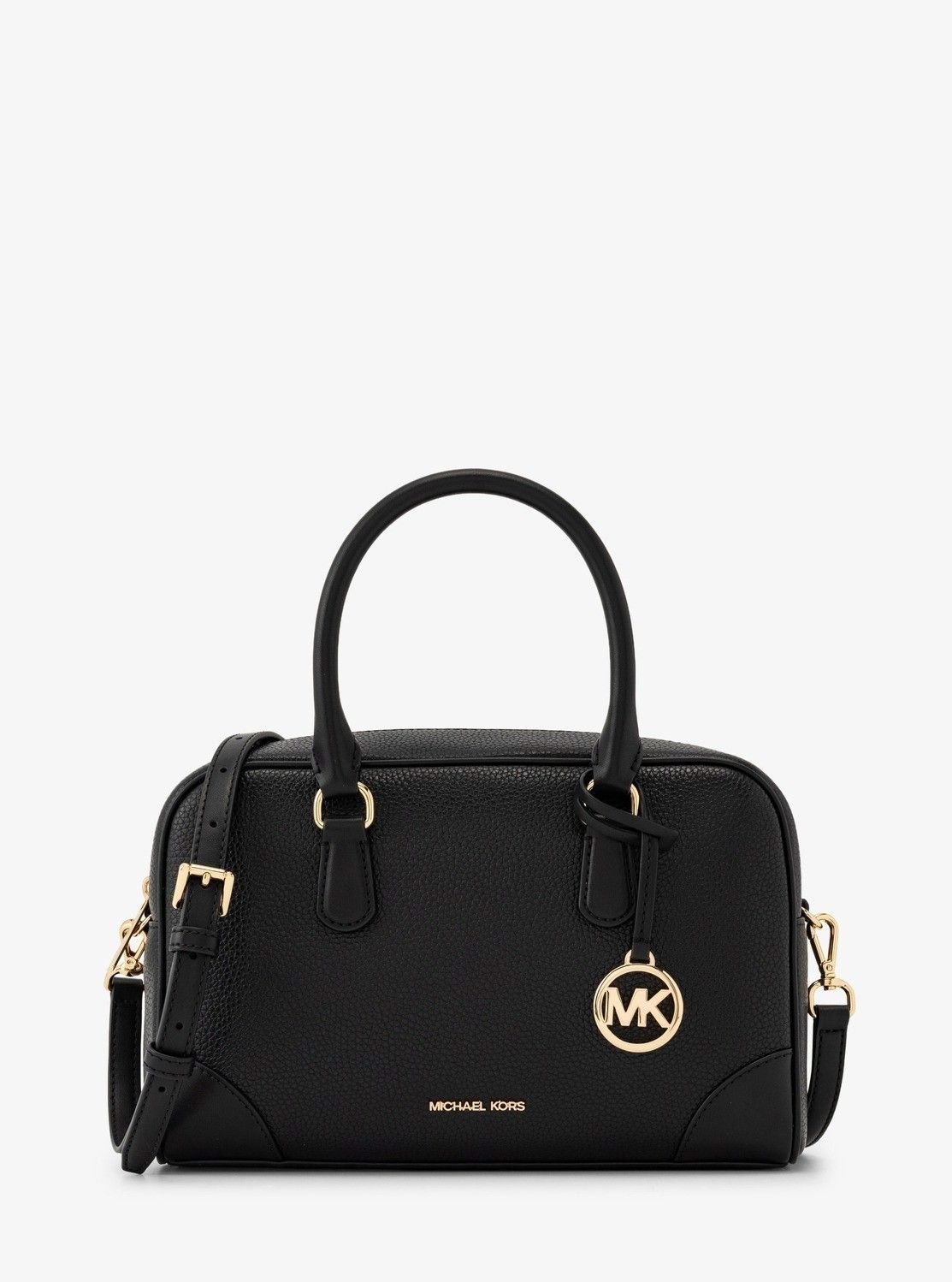 【マイケルコース/MICHAEL KORS】のTHOMPSON ダッフル サッチェル ミディアム マイケルコース インテリア・キッズ・メンズ・レディースファッション・服の通販 founy(ファニー) 　ファッション　Fashion　レディースファッション　Fashion for Women　コレクション　Collection, Seasonal Line　ラグジュアリー　Luxury, Elegant　BLACK|ID: prp329100004832162 ipo3291000000035185188