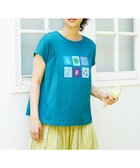 【ホコモモラ/Jocomomola】のPlanta モチーフプリントTシャツ 人気、トレンドファッション・服の通販 founy(ファニー) ファッション Fashion レディースファッション Fashion for Women トップス・カットソー Cut & Sew Tops シャツ・ブラウス・オフィスカジュアル Elegant Blouses & Button-Ups ロングTシャツ・Tシャツ Longline T-Shirts & Tees 春 Spring 秋 Autumn カットソー Cut and Sewn Top カラフル Colorful Design シンプル Simple, Minimal バランス Balance, Style Balance フレア Flare, Flared プリント Print, Printed Pattern ポケット Pocket, Pocket Detail 半袖 Short Sleeve, Half Sleeve モチーフ Motif, Design Theme 冬 Winter / This Winter S/S・春夏 SS, Spring/Summer, Warm Season おすすめ Recommended / Our Picks 夏 Summer thumbnail ブルーグリーン|ID: prp329100004832165 ipo3291000000035185210
