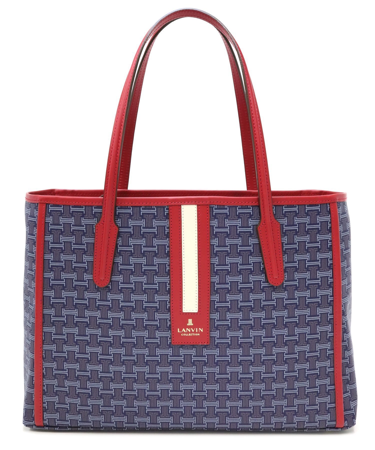 【その他のブランド/Other】のフェリア トートバッグ インテリア・キッズ・メンズ・レディースファッション・服の通販 founy(ファニー) 　ファッション　Fashion　レディースファッション　Fashion for Women　バッグ　Bags　ケミカル　Chemical, Chemical Wash　ダブル　Double, Double-Breasted　ビジネス 仕事 通勤　Business / Work / Commuting　プリント　Print, Printed Pattern　モチーフ　Motif, Design Theme　ネイビー/レッド|ID: prp329100004832166 ipo3291000000035185213