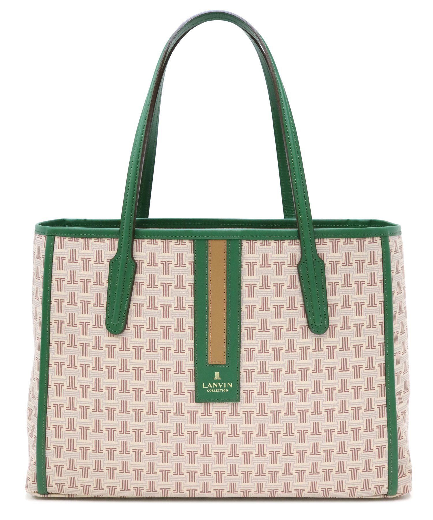 【その他のブランド/Other】のフェリア トートバッグ インテリア・キッズ・メンズ・レディースファッション・服の通販 founy(ファニー) 　ファッション　Fashion　レディースファッション　Fashion for Women　バッグ　Bags　ケミカル　Chemical, Chemical Wash　ダブル　Double, Double-Breasted　ビジネス 仕事 通勤　Business / Work / Commuting　プリント　Print, Printed Pattern　モチーフ　Motif, Design Theme　ライトブラウン/グリーン|ID: prp329100004832166 ipo3291000000035185214