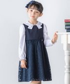 【ベベ オンライン ストア/BEBE ONLINE STORE / KIDS】の【日本製】シアー花柄切替ワンピース(110~130cm) 人気、トレンドファッション・服の通販 founy(ファニー) ファッション Fashion キッズファッション Fashion for Kids ワンピース Dresses シアー Sheer, See-Through シンプル Simple, Minimal セレモニー Ceremony フォーマル Formal, Dressy プリント Print, Printed Pattern ベーシック Basic, Essential リボン Ribbon, Bow ワンポイント One Point, Statement Accent エレガント 上品 Elegant 入学式 Entrance Ceremony 切替 Switching, Contrast Panel 日本製 Made In Japan thumbnail ネイビー|ID: prp329100004832176 ipo3291000000035185307