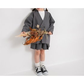 【ブランシェス/branshes / KIDS】の【WEB限定/DRC/フォーマル】ノーカラージャケット+プリーツキュロット2点セット 人気、トレンドファッション・服の通販 founy(ファニー) ファッション Fashion キッズファッション Fashion for Kids インナー Innerwear キュロット Culottes, Wide Shorts ジャケット Jacket, Outerwear ストレッチ Stretch, Stretchy Fabric セットアップ Set-Up, Coordinated Outfit フォーマル Formal, Dressy プリーツ Pleats, Pleated ポケット Pocket, Pocket Detail リラックス Relax, Relaxed Fit 入学式 Entrance Ceremony 結婚式 Wedding |ID:prp329100004832178