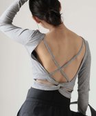 【ドゥーラドゥーラ/Doula Doula】のGirly Doll/バックオープンクロスデザインカットソー 人気、トレンドファッション・服の通販 founy(ファニー) ファッション Fashion レディースファッション Fashion for Women トップス・カットソー Cut & Sew Tops カットソー・ベーシックTシャツ Cut-and-Sewn Tops / Stretch Tees & Basics シンプル Simple, Minimal ベーシック Basic, Essential thumbnail グレー|ID: prp329100004832180 ipo3291000000035185347