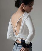 【ドゥーラドゥーラ/Doula Doula】のGirly Doll/バックオープンクロスデザインカットソー 人気、トレンドファッション・服の通販 founy(ファニー) ファッション Fashion レディースファッション Fashion for Women トップス・カットソー Cut & Sew Tops カットソー・ベーシックTシャツ Cut-and-Sewn Tops / Stretch Tees & Basics シンプル Simple, Minimal ベーシック Basic, Essential thumbnail ホワイト|ID: prp329100004832180 ipo3291000000035185348