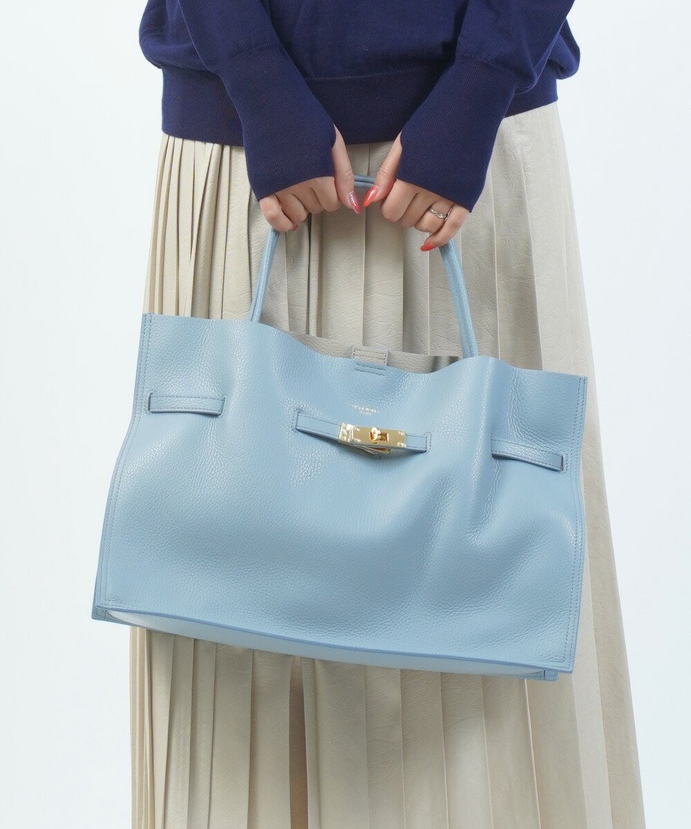 【ブルーコムブルー/BLEU COMME BLEU】のヴィオラドーロ イタリアンWフェイスレザートートバッグ Lサイズ TRERO インテリア・キッズ・メンズ・レディースファッション・服の通販 founy(ファニー) 　ファッション　Fashion　レディースファッション　Fashion for Women　バッグ　Bags　ダブル　Double, Double-Breasted　フェイス　Face, Facial Design　リュクス　Luxury, Elegant, High-End, Chic　ビジネス 仕事 通勤　Business / Work / Commuting　BGGY|ID: prp329100004832182 ipo3291000000035185360