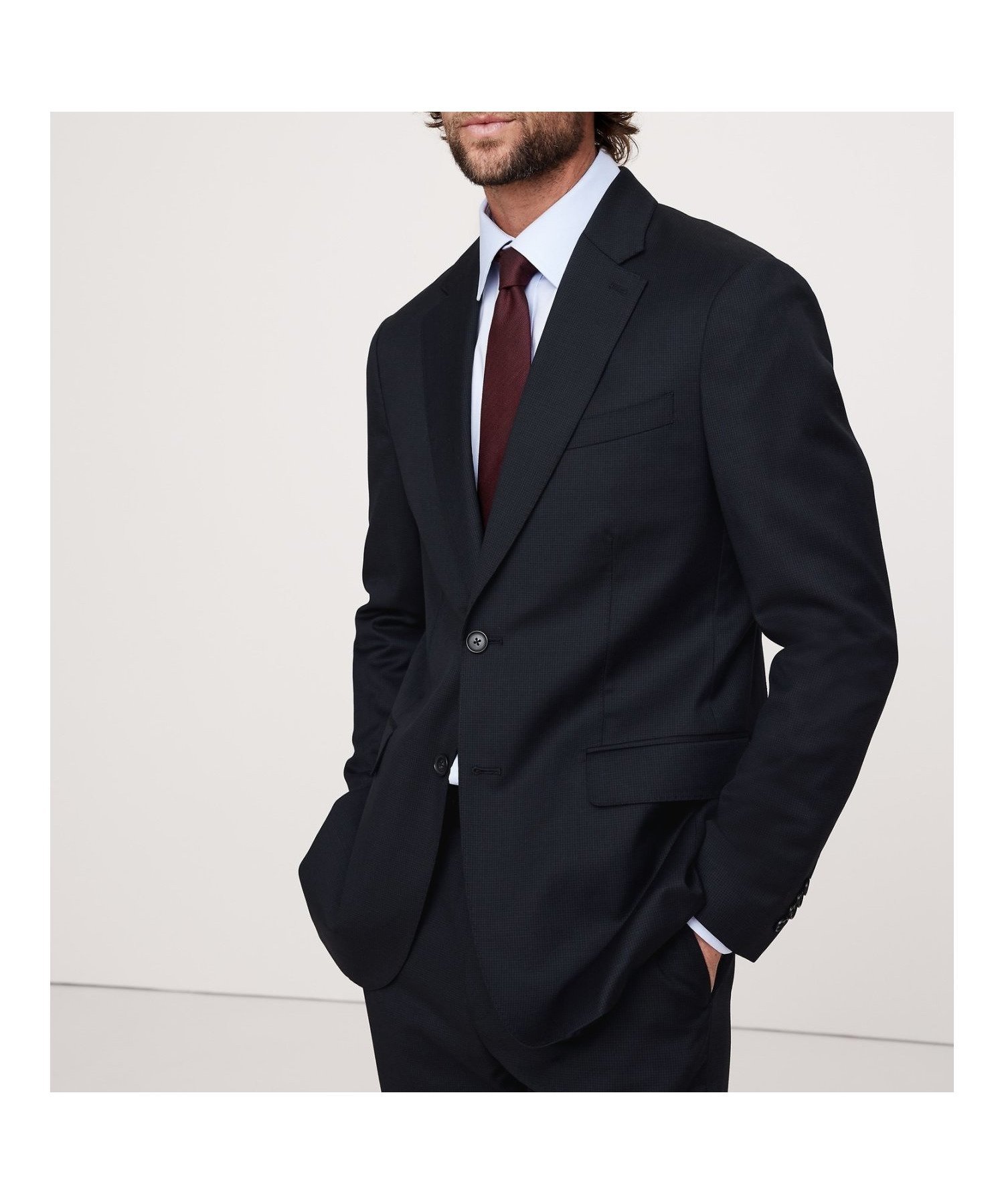 【バナナ リパブリック/BANANA REPUBLIC / MEN】のシグネチャー イタリアン ハウンドトゥース スーツジャケット インテリア・キッズ・メンズ・レディースファッション・服の通販 founy(ファニー) 　ファッション　Fashion　メンズファッション　Fashion for Men　イタリア　Italy　ショルダー　Shoulder, Shoulder Strap　ジャケット　Jacket, Outerwear　スリム　Slim, Slim Fit　スーツ　Suit, Formalwear　テーラード　Tailored, Tailored Fit　ハウンドトゥース　Houndstooth, Dogtooth Check　フィット　Fit, Slim Fit　フロント　Front, Front Design　ポケット　Pocket, Pocket Detail　NAVY|ID: prp329100004832188 ipo3291000000035185423