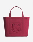 【メゾン キツネ/MAISON KITSUNE】のFOX HEAD LARGE TOTE 人気、トレンドファッション・服の通販 founy(ファニー) ファッション Fashion レディースファッション Fashion for Women バッグ Bags 冬 Winter / This Winter グログラン Grosgrain, Grosgrain Ribbon フォックス Fox, Fox Fur フレンチ French, French Style フロント Front, Front Design エレガント 上品 Elegant A/W・秋冬 Autumn/Winter thumbnail MAHOGANY RED|ID: prp329100004832193 ipo3291000000035185514