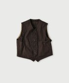 【フォーティファイブ アール/45R】のダックの908ベスト 人気、トレンドファッション・服の通販 founy(ファニー) ファッション Fashion レディースファッション Fashion for Women アウター Coat / Outerwear Collection トップス・カットソー Cut & Sew Tops ベスト&ジレ / 重ね着スタイル Vests & Gilets ベスト Vest, Waistcoat thumbnail 茶|ID: prp329100004832194 ipo3291000000035185522