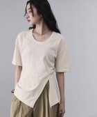 【アダム エ ロペ/ADAM ET ROPE'】のシェイプTシャツ 人気、トレンドファッション・服の通販 founy(ファニー) ファッション Fashion レディースファッション Fashion for Women トップス・カットソー Cut & Sew Tops シャツ・ブラウス・オフィスカジュアル Elegant Blouses & Button-Ups ロングTシャツ・Tシャツ Longline T-Shirts & Tees 2026年 2026 おすすめ Recommended / Our Picks ウォッシャブル Machine Washable シェイプ Shape, Slim Fit シンプル Simple, Minimal スラックス Slacks, Dress Pants スリット Slit, Slit Detail デニム Denim, Jeans Material ポケット Pocket, Pocket Detail ラベンダー Lavender A/W・秋冬 Autumn/Winter thumbnail キナリ系(18)|ID: prp329100004832203 ipo3291000000035185588