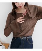 【ディスコート/Discoat】のジャガードフレアカフスプルオーバー 人気、トレンドファッション・服の通販 founy(ファニー) ファッション Fashion レディースファッション Fashion for Women トップス・カットソー Cut & Sew Tops カジュアルプルオーバー・ニットトップス Pullovers & Knit Tops / Casual Pullovers カフス Cuff Design カーディガン Cardigan, Knitwear ジャケット Jacket, Outerwear フレア Flare, Flared エレガント 上品 Elegant thumbnail ブラウン|ID: prp329100004832212 ipo3291000000035185669