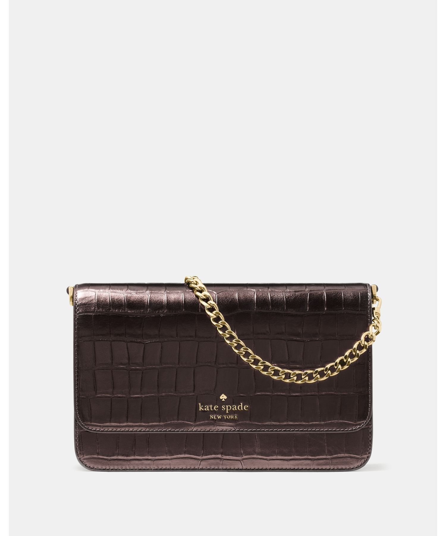 【ケイト スペード ニューヨーク/kate spade NEW YORK】の【公式】マディソン クロコエンボス ウィロー ミディアム コンバーチブル クロスボディ インテリア・キッズ・メンズ・レディースファッション・服の通販 founy(ファニー) 　ファッション　Fashion　レディースファッション　Fashion for Women　旅行　Travel　BROWN|ID: prp329100004832224 ipo3291000000035185789