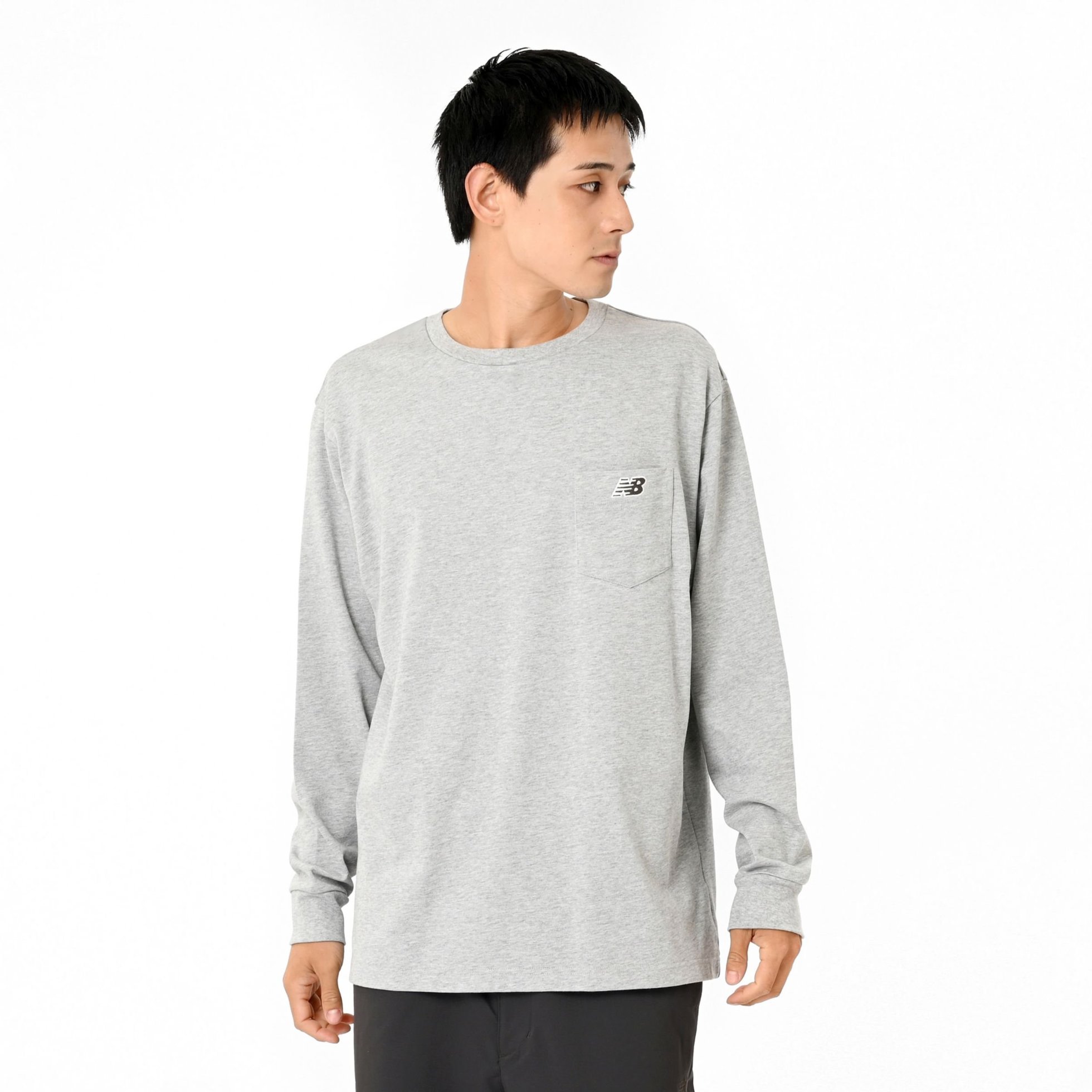 【ニューバランス/new balance】のNB刺繍ポケットロングスリーブTシャツ インテリア・キッズ・メンズ・レディースファッション・服の通販 founy(ファニー) ファッション Fashion レディースファッション Fashion for Women トップス・カットソー Cut & Sew Tops シャツ・ブラウス・オフィスカジュアル Elegant Blouses & Button-Ups ロングTシャツ・Tシャツ Longline T-Shirts & Tees トレンド Trend, Trending Now ワンポイント One Point, Statement Accent 吸水 Absorbent, Quick-Dry AGT|ID: prp329100004832225 ipo3291000000035185800