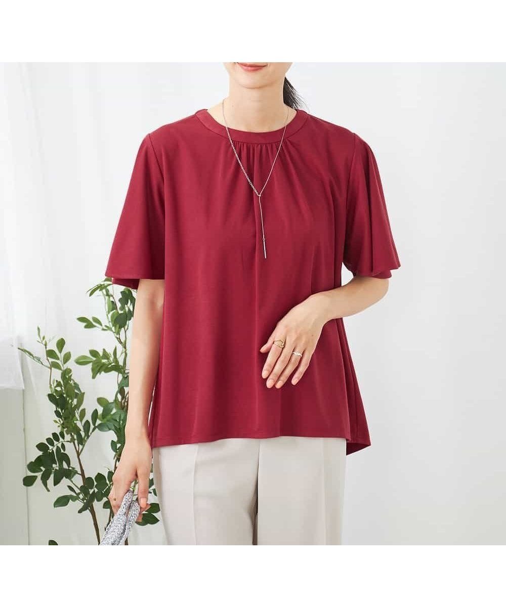 【アー ヴェー ヴェー/a.v.v】の【接触冷感/UVカット】ギャザーネックフレアスリーブトップス 人気、トレンドファッション・服の通販 founy(ファニー) ファッション Fashion レディースファッション Fashion for Women トップス・カットソー Cut & Sew Tops ギャザー Gathered, Ruffled シンプル Simple, Minimal ジャケット Jacket, Outerwear スリーブ Sleeve, Long Sleeve / Short Sleeve 人気 Popular, Best Seller フェミニン Feminine, Girly フレア Flare, Flared ボトム Bottoms, Lower Wear 再入荷 Restock / Back in Stock おすすめ Recommended / Our Picks 夏 Summer other-1|ID: prp329100004832226 ipo3291000000035185828