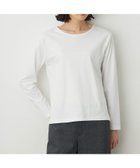 【エーシーデザインバイアルファキュービック/A/C DESIGN BY ALPHACUBIC】のロングスリーブTシャツ 人気、トレンドファッション・服の通販 founy(ファニー) ファッション Fashion レディースファッション Fashion for Women トップス・カットソー Cut & Sew Tops シャツ・ブラウス・オフィスカジュアル Elegant Blouses & Button-Ups ロングTシャツ・Tシャツ Longline T-Shirts & Tees おすすめ Recommended / Our Picks カットソー Cut and Sewn Top スリット Slit, Slit Detail スリーブ Sleeve, Long Sleeve / Short Sleeve ベーシック Basic, Essential ロング Long, Long-Length 長袖 Long Sleeve, Full Sleeve thumbnail オフホワイト|ID: prp329100004832229 ipo3291000000035185892