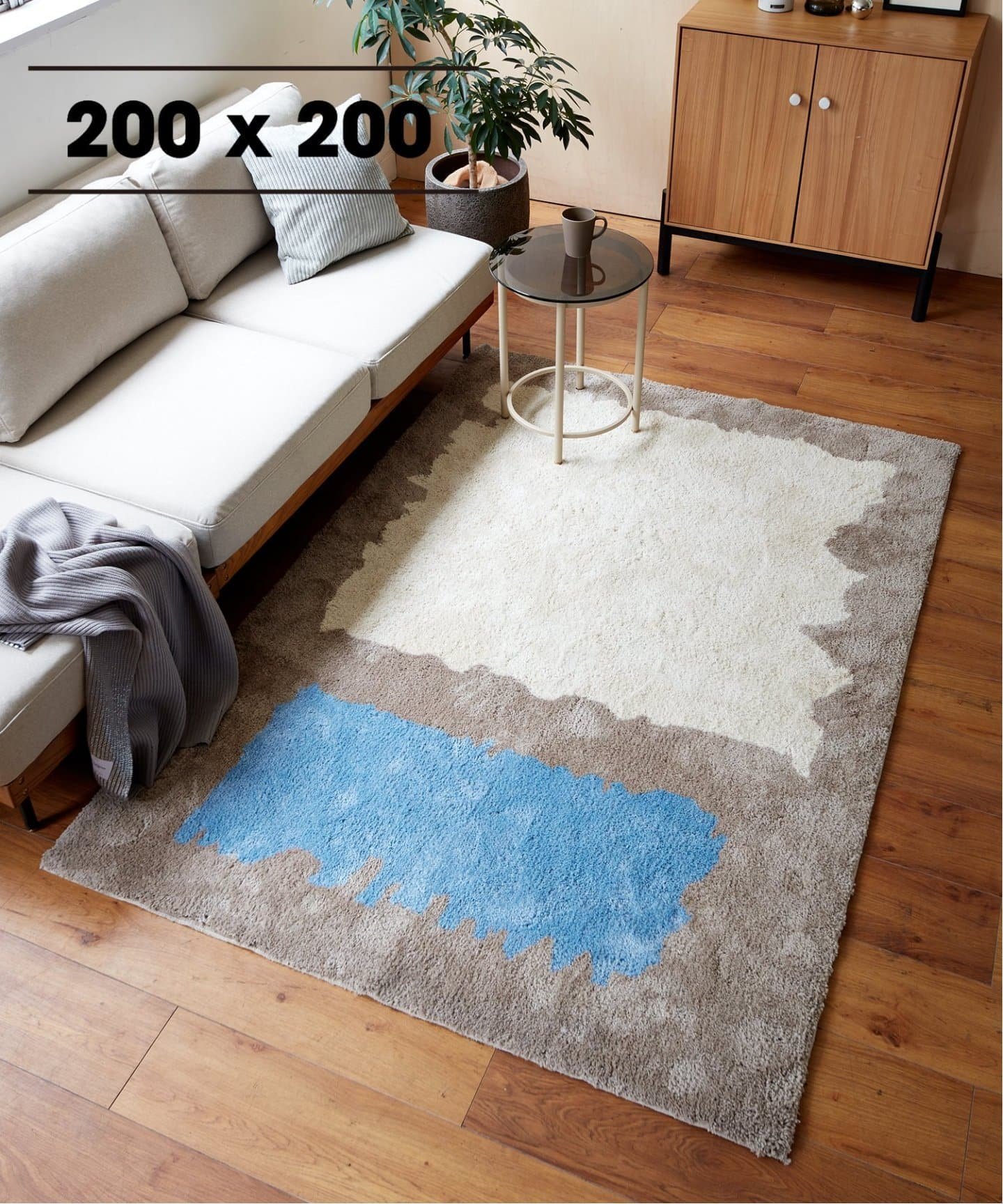 【ジャーナルスタンダード ファニチャー/journal standard Furniture / MEN】のMULTNOMAH RUG 200x200 マルトノマ ラグ 人気、トレンドファッション・服の通販 founy(ファニー) 　ファッション　Fashion　メンズファッション　Fashion for Men　洗える　Machine Washable　ブロック　Block, Solid Block Pattern　エレガント 上品　Elegant　 other-1|ID: prp329100004832236 ipo3291000000035185976