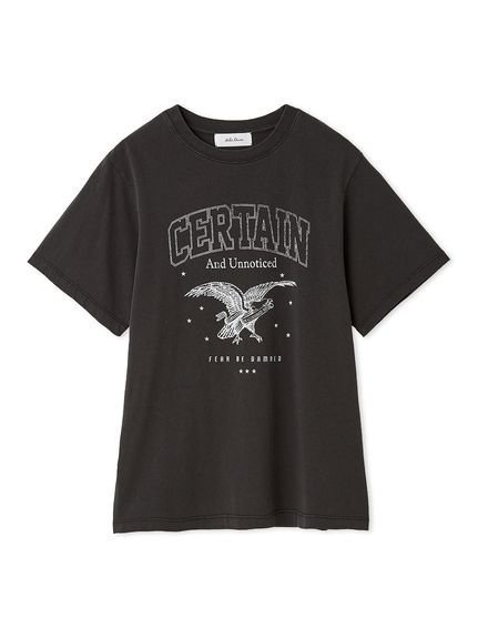 【ミラオーウェン/Mila Owen】のEAGLETシャツ インテリア・キッズ・メンズ・レディースファッション・服の通販 founy(ファニー) 　ファッション　Fashion　レディースファッション　Fashion for Women　トップス・カットソー　Cut & Sew Tops　シャツ・ブラウス・オフィスカジュアル　Elegant Blouses & Button-Ups　ロングTシャツ・Tシャツ　Longline T-Shirts & Tees　グラフィック　Graphic, Graphic Design　ジャケット　Jacket, Outerwear　スタイリッシュ　Stylish, Fashionable　スマート　Smart, Elegant　トレンド　Trend, Trending Now　定番　Standard, Basic Item　ビンテージ　Vintage, Retro Style　プリント　Print, Printed Pattern　ボトム　Bottoms, Lower Wear　モダン　Modern, Contemporary　モチーフ　Motif, Design Theme　CGRY[007]|ID: prp329100004832238 ipo3291000000035185983