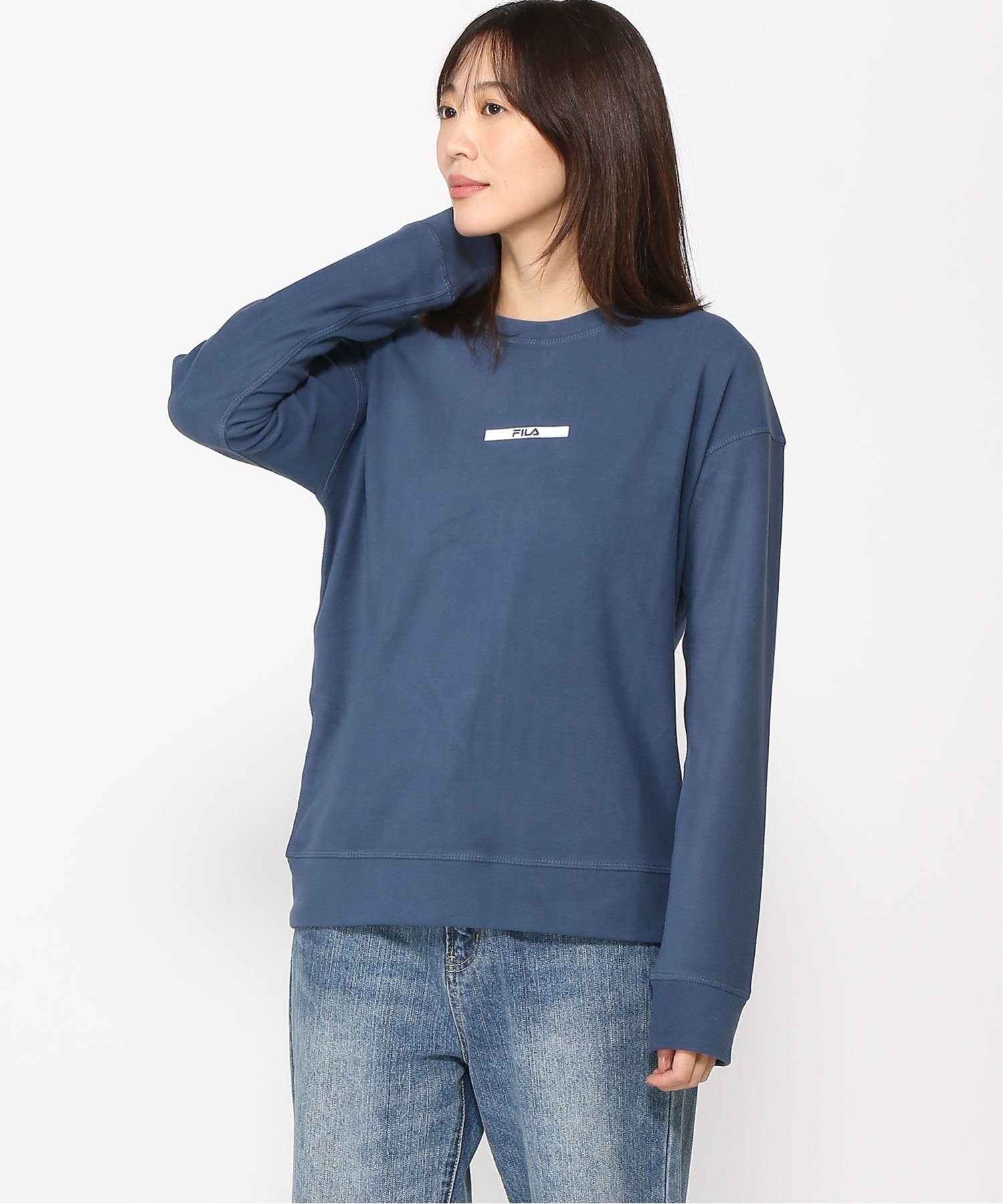 【ニッキー/nikki】のフィラ/YOGA ロングT-シャツ インテリア・キッズ・メンズ・レディースファッション・服の通販 founy(ファニー) 　ファッション　Fashion　レディースファッション　Fashion for Women　トップス・カットソー　Cut & Sew Tops　シャツ・ブラウス・オフィスカジュアル　Elegant Blouses & Button-Ups　スポーツ　Sports, Activewear　フロント　Front, Front Design　ロング　Long, Long-Length　NV|ID: prp329100004832239 ipo3291000000035185998