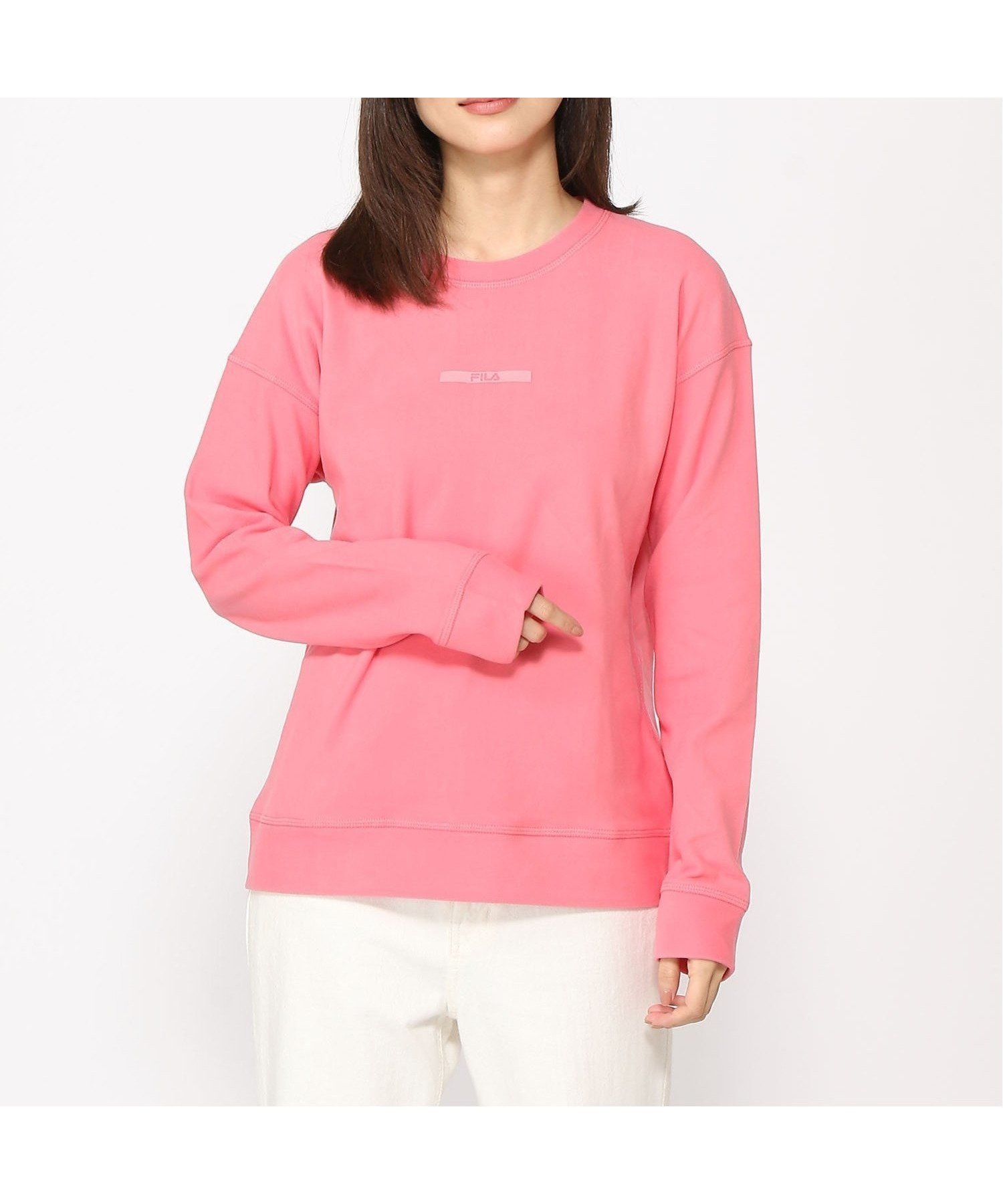 【ニッキー/nikki】のフィラ/YOGA ロングT-シャツ インテリア・キッズ・メンズ・レディースファッション・服の通販 founy(ファニー) 　ファッション　Fashion　レディースファッション　Fashion for Women　トップス・カットソー　Cut & Sew Tops　シャツ・ブラウス・オフィスカジュアル　Elegant Blouses & Button-Ups　スポーツ　Sports, Activewear　フロント　Front, Front Design　ロング　Long, Long-Length　PK|ID: prp329100004832239 ipo3291000000035185999