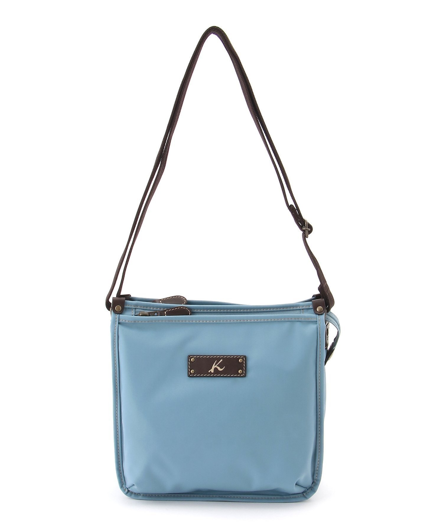 【キタムラケイツウ/KitamuraK2】のKitamuraK2/ナイロンショルダーバッグ N-922 インテリア・キッズ・メンズ・レディースファッション・服の通販 founy(ファニー) 　ファッション　Fashion　レディースファッション　Fashion for Women　スクエア　Square, Square Shape　フォルム　Silhouette, Form　ポケット　Pocket, Pocket Detail　軽量　Lightweight, Ultra Light　ブルーグレー|ID: prp329100004832252 ipo3291000000035186148