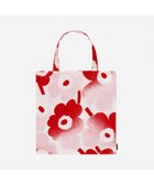 【マリメッコ/marimekko】のUnikko Haivahdys トートバッグ 44*43cm 人気、トレンドファッション・服の通販 founy(ファニー) ファッション Fashion レディースファッション Fashion for Women バッグ Bags グラデーション Gradient, Ombre ファブリック Fabric, Textile フォルム Silhouette, Form フラット Flat, Flat Shoes thumbnail ライトピンク×レッド|ID: prp329100004832255 ipo3291000000035186204
