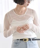 【シップス フォー ウィメン/SHIPS】のquaranciel 手洗い可能 ベアデザイン チュール カットソー 人気、トレンドファッション・服の通販 founy(ファニー) ファッション Fashion レディースファッション Fashion for Women トップス・カットソー Cut & Sew Tops カットソー・ベーシックTシャツ Cut-and-Sewn Tops / Stretch Tees & Basics インナー Innerwear 洗える Machine Washable カットソー Cut and Sewn Top カーディガン Cardigan, Knitwear コンパクト Compact, Small Size シアー Sheer, See-Through スウェット / スエット Sweatshirt, Sweatwear チュール Tulip, Tulip Motif フロント Front, Front Design ブルゾン Blouson, Bomber Jacket エレガント 上品 Elegant 2025年 2025 2025春夏・S/S Spring/Summer 2025 SS25 thumbnail オフホワイト|ID: prp329100004832256 ipo3291000000035186221