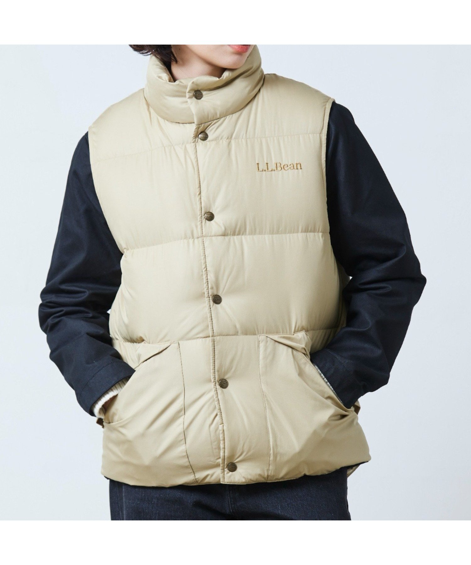 【エルエルビーン/L.L.Bean / MEN】のビーンズ・トレイル・モデル・ダウン・ベスト 82 米国フィット・レギュラー インテリア・キッズ・メンズ・レディースファッション・服の通販 founy(ファニー) 　ファッション　Fashion　メンズファッション　Fashion for Men　クラシック　Classic, Timeless Style　ダウン　Down, Puffer　フィット　Fit, Slim Fit　プリント　Print, Printed Pattern　ベスト　Vest, Waistcoat　ポケット　Pocket, Pocket Detail　レギュラー　Regular, Standard Fit　軽量　Lightweight, Ultra Light　Sandstone|ID: prp329100004832260 ipo3291000000035186257