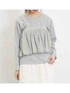 【サマンサモスモス/Samansa Mos2】の2WAYニットビスチェセットトップス ミント|ID: prp329100004832261 ipo3291000000035186281