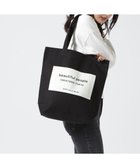 【ロイヤルフラッシュ/ROYAL FLASH】のbeautiful people/ビューティフルピープル/SDGs name tag tote bag 人気、トレンドファッション・服の通販 founy(ファニー) ファッション Fashion レディースファッション Fashion for Women バッグ Bags キャンバス Canvas, Canvas Fabric スタンダード Standard, Basic 定番 Standard, Basic Item パターン Pattern, Design Print ビッグ Big, Oversized ポケット Pocket, Pocket Detail thumbnail ブラック|ID: prp329100004832268 ipo3291000000035186321