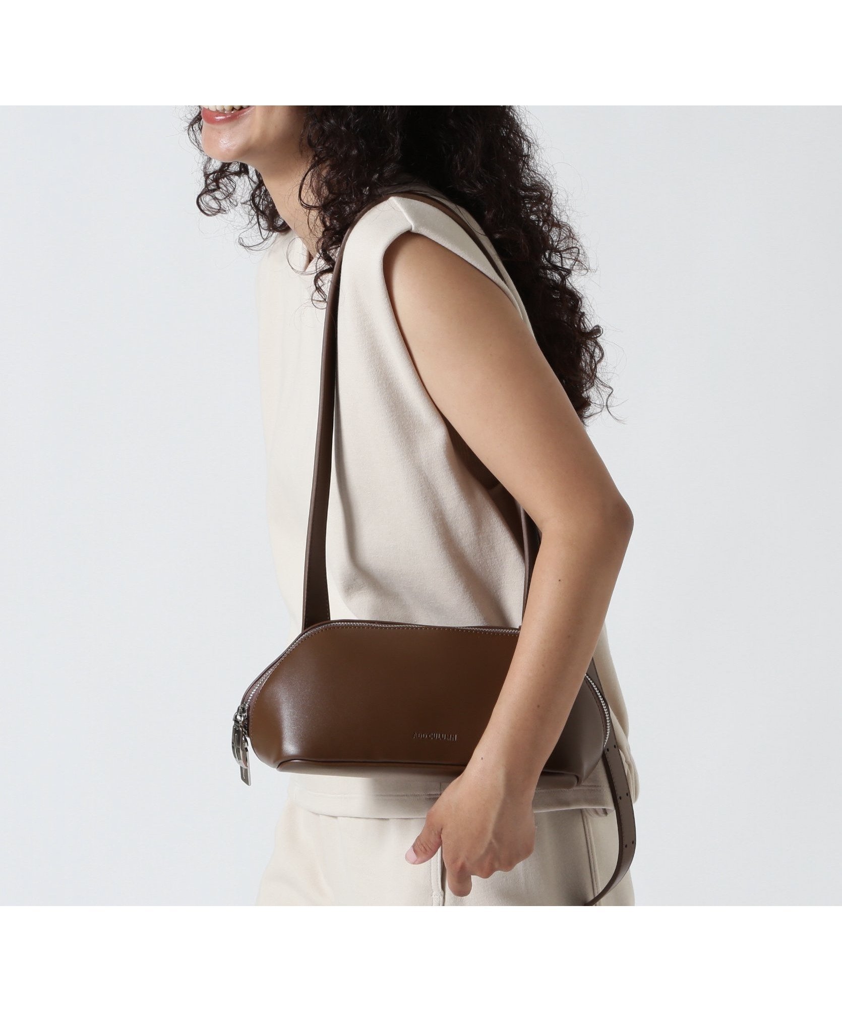 【ビーセカンド/B'2nd】のADD CULUMN(アドカラム) FIGRE BODYBAG インテリア・キッズ・メンズ・レディースファッション・服の通販 founy(ファニー) 　ファッション　Fashion　レディースファッション　Fashion for Women　バッグ　Bags　ショルダー　Shoulder, Shoulder Strap　フェイクレザー　Faux Leather, PU Leather　ベーシック　Basic, Essential　リアル　Real, Realistic　キャメル6|ID: prp329100004832271 ipo3291000000035186357