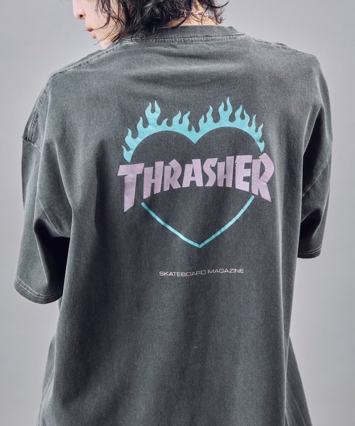 【フリークスストア/FREAK'S STORE】のバックロゴフレイムハート TEE/スラッシャー/バックプリント/ユニセックス【限定展開】 25SS インテリア・キッズ・メンズ・レディースファッション・服の通販 founy(ファニー) 　ファッション　Fashion　レディースファッション　Fashion for Women　バッグ　Bags　2025年　2025　2025春夏・S/S　Spring/Summer 2025 SS25　おすすめ　Recommended / Our Picks　グラフィック　Graphic, Graphic Design　トレンド　Trend, Trending Now　プリント　Print, Printed Pattern　ベーシック　Basic, Essential　ルーズ　Loose, Oversized　夏　Summer　S/S・春夏　SS, Spring/Summer, Warm Season　ブラック|ID: prp329100004832280 ipo3291000000035186454