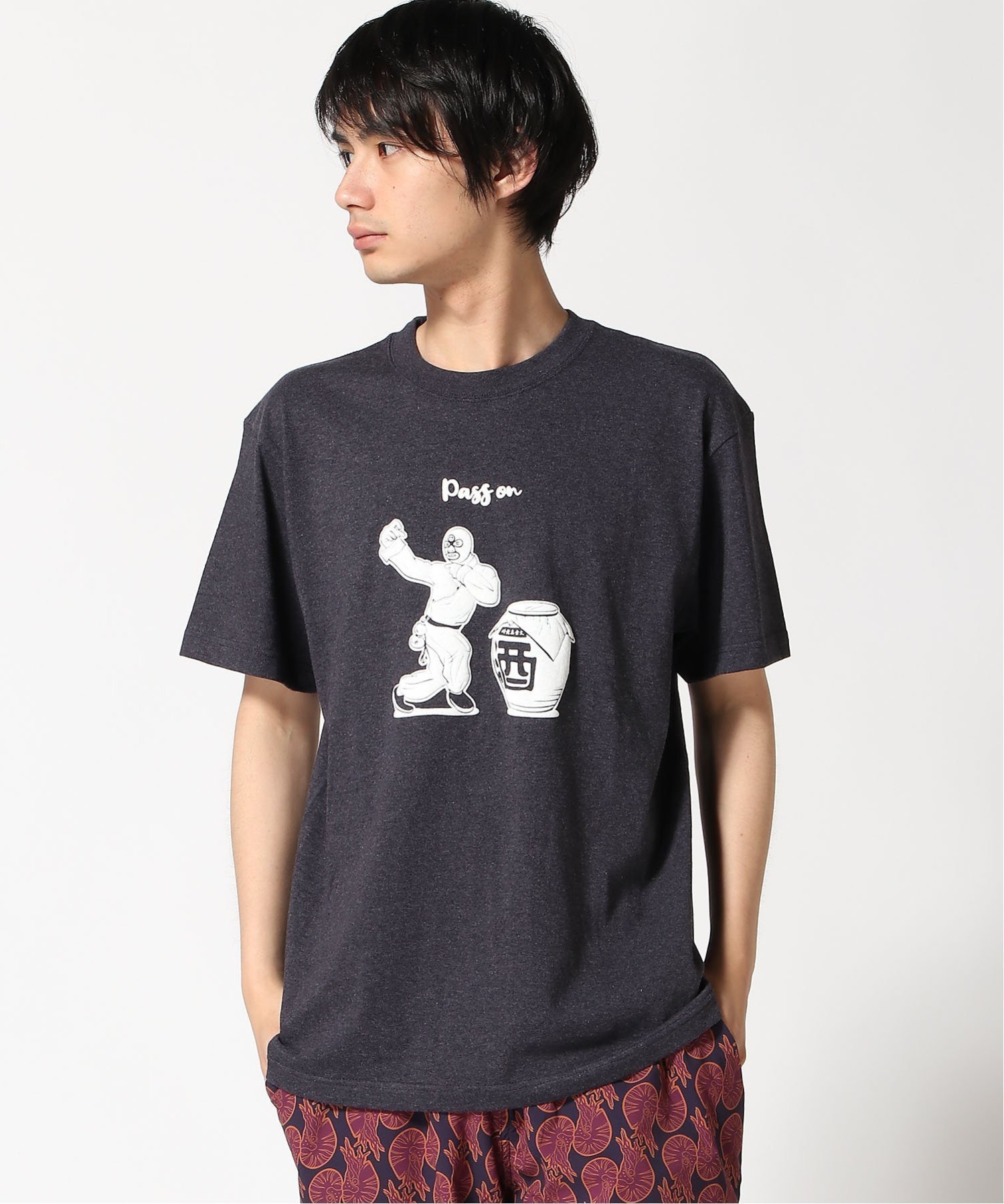 【ジムマスター/gym master / MEN】のgym master/5.6oz Pass on Tee インテリア・キッズ・メンズ・レディースファッション・服の通販 founy(ファニー) 　ファッション　Fashion　メンズファッション　Fashion for Men　クラシカル　Classical, Vintage-Inspired　スポーツ　Sports, Activewear　半袖　Short Sleeve, Half Sleeve　ネイビー|ID: prp329100004832282 ipo3291000000035186483