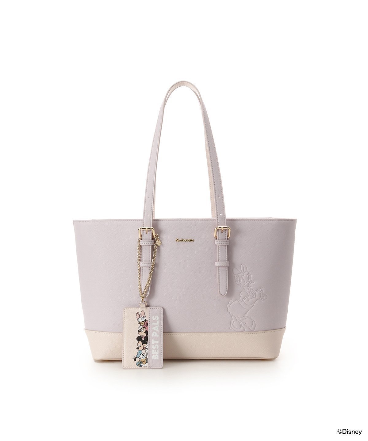 【アンド シュエット/& chouette】のディズニーコレクション トートバッグ 「デイジーダック」 インテリア・キッズ・メンズ・レディースファッション・服の通販 founy(ファニー) 　ファッション　Fashion　レディースファッション　Fashion for Women　バッグ　Bags　カラフル　Colorful Design　コレクション　Collection, Seasonal Line　ポケット　Pocket, Pocket Detail　ラベンダー　Lavender　エレガント 上品　Elegant　ビジネス 仕事 通勤　Business / Work / Commuting　ラベンダー|ID: prp329100004832286 ipo3291000000035186507