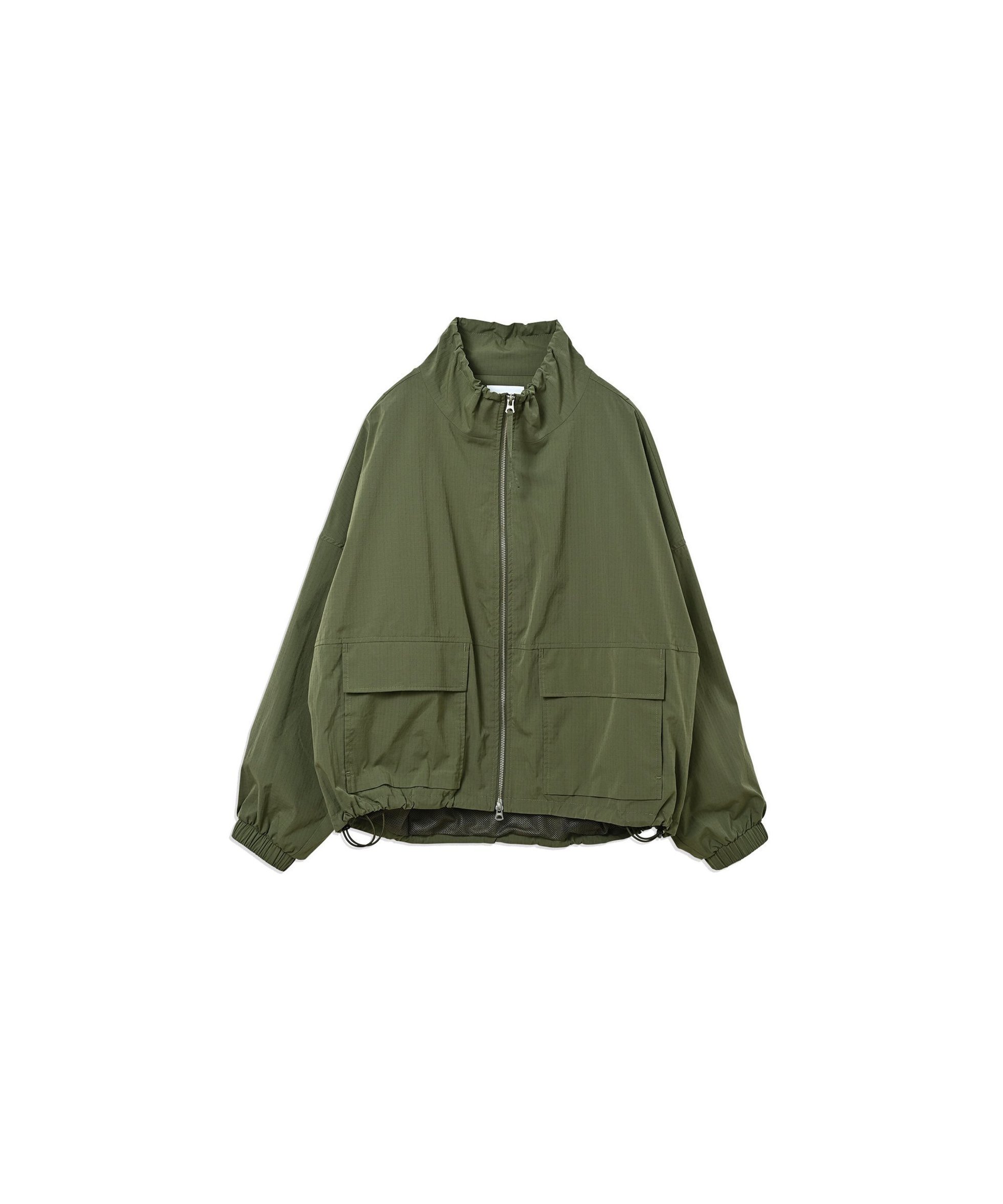 【ビーアパートメント/b apartment / MEN】の「KHA KI / カーキ」 スタンドカラージャケット STAND COLLAR JACKET インテリア・キッズ・メンズ・レディースファッション・服の通販 founy(ファニー) 　ファッション　Fashion　メンズファッション　Fashion for Men　インナー　Innerwear　コレクション　Collection, Seasonal Line　シャーリング　Shirring, Ruched　ジャケット　Jacket, Outerwear　スタンド　Stand Collar, Upright Stand　ポケット　Pocket, Pocket Detail　羽織　Haori, Light Jacket　ミリタリー　Military, Army Style　メッシュ　Mesh, Net Fabric　モチーフ　Motif, Design Theme　S/S・春夏　SS, Spring/Summer, Warm Season　再入荷　Restock / Back in Stock　夏　Summer　2025年　2025　2025春夏・S/S　Spring/Summer 2025 SS25　KHAKI|ID: prp329100004832289 ipo3291000000035186552