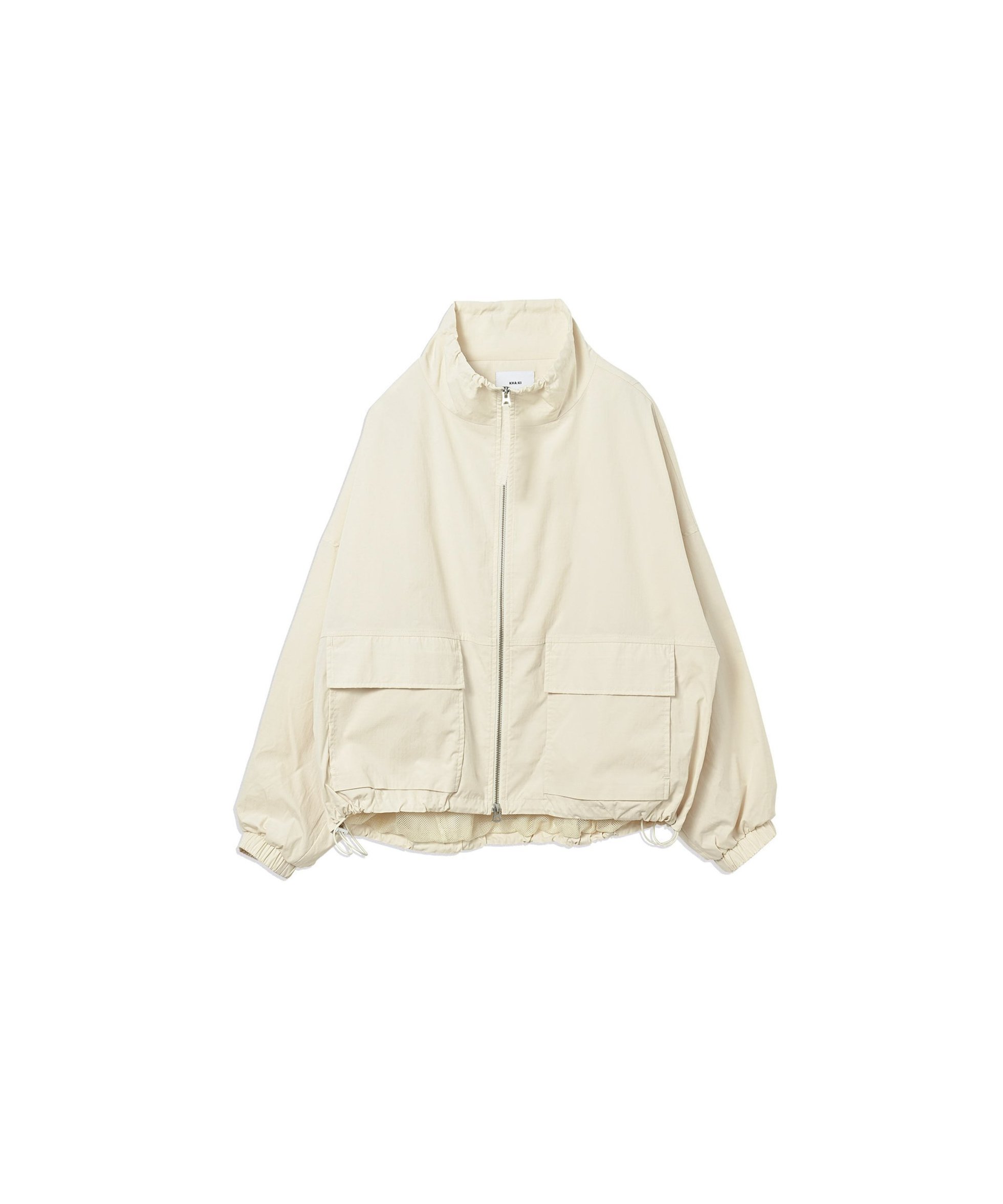 【ビーアパートメント/b apartment / MEN】の「KHA KI / カーキ」 スタンドカラージャケット STAND COLLAR JACKET インテリア・キッズ・メンズ・レディースファッション・服の通販 founy(ファニー) 　ファッション　Fashion　メンズファッション　Fashion for Men　インナー　Innerwear　コレクション　Collection, Seasonal Line　シャーリング　Shirring, Ruched　ジャケット　Jacket, Outerwear　スタンド　Stand Collar, Upright Stand　ポケット　Pocket, Pocket Detail　羽織　Haori, Light Jacket　ミリタリー　Military, Army Style　メッシュ　Mesh, Net Fabric　モチーフ　Motif, Design Theme　S/S・春夏　SS, Spring/Summer, Warm Season　再入荷　Restock / Back in Stock　夏　Summer　2025年　2025　2025春夏・S/S　Spring/Summer 2025 SS25　LTBEIGE|ID: prp329100004832289 ipo3291000000035186553