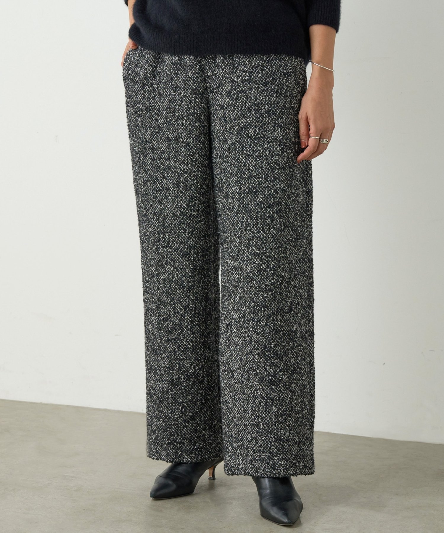 【ビアズリー/BEARDSLEY】のツイードイージーパンツ 人気、トレンドファッション・服の通販 founy(ファニー) 　ファッション　Fashion　レディースファッション　Fashion for Women　パンツ　Pants & Trousers　クラシカル　Classical, Vintage-Inspired　ストレート　Straight, Straight Cut　セットアップ　Set-Up, Coordinated Outfit　ツイード　Twill, Twill Weave　バルーン　Balloon, Balloon Silhouette　ポケット　Pocket, Pocket Detail　羽織　Haori, Light Jacket　リラックス　Relax, Relaxed Fit　ループ　Loop, Loop Knit　ワイド　Wide, Wide Fit　冬　Winter / This Winter　再入荷　Restock / Back in Stock　おすすめ　Recommended / Our Picks　 other-1|ID: prp329100004832310 ipo3291000000035186705