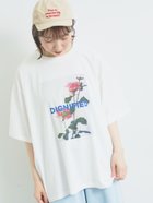 【サマンサモスモス/Samansa Mos2】の接触冷感 バックシャーリング転写プリントTシャツ 人気、トレンドファッション・服の通販 founy(ファニー) ファッション Fashion レディースファッション Fashion for Women トップス・カットソー Cut & Sew Tops シャツ・ブラウス・オフィスカジュアル Elegant Blouses & Button-Ups ロングTシャツ・Tシャツ Longline T-Shirts & Tees シャーリング Shirring, Ruched フレア Flare, Flared プリント Print, Printed Pattern 切替 Switching, Contrast Panel thumbnail オフホワイト|ID: prp329100004832319 ipo3291000000035186799