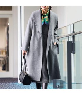 【ニューヨーカー/NEWYORKER】のウールナイロンリバー ショールカラーロングコート 人気、トレンドファッション・服の通販 founy(ファニー) ファッション Fashion レディースファッション Fashion for Women アウター Coat / Outerwear Collection コート・ロングコート・ピーコート Long Coats, Peacoats & More エレガント 上品 Elegant クラシック Classic, Timeless Style ショール Shawl, Wrap ダブル Double, Double-Breasted ポケット Pocket, Pocket Detail ロング Long, Long-Length A/W・秋冬 Autumn/Winter ビジネス 仕事 通勤 Business / Work / Commuting |ID:prp329100004832327