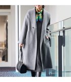 【ニューヨーカー/NEWYORKER】のウールナイロンリバー ショールカラーロングコート 人気、トレンドファッション・服の通販 founy(ファニー) ファッション Fashion レディースファッション Fashion for Women アウター Coat / Outerwear Collection コート・ロングコート・ピーコート Long Coats, Peacoats & More エレガント 上品 Elegant クラシック Classic, Timeless Style ショール Shawl, Wrap ダブル Double, Double-Breasted ポケット Pocket, Pocket Detail ロング Long, Long-Length A/W・秋冬 Autumn/Winter ビジネス 仕事 通勤 Business / Work / Commuting thumbnail グレー|ID: prp329100004832327 ipo3291000000035186859