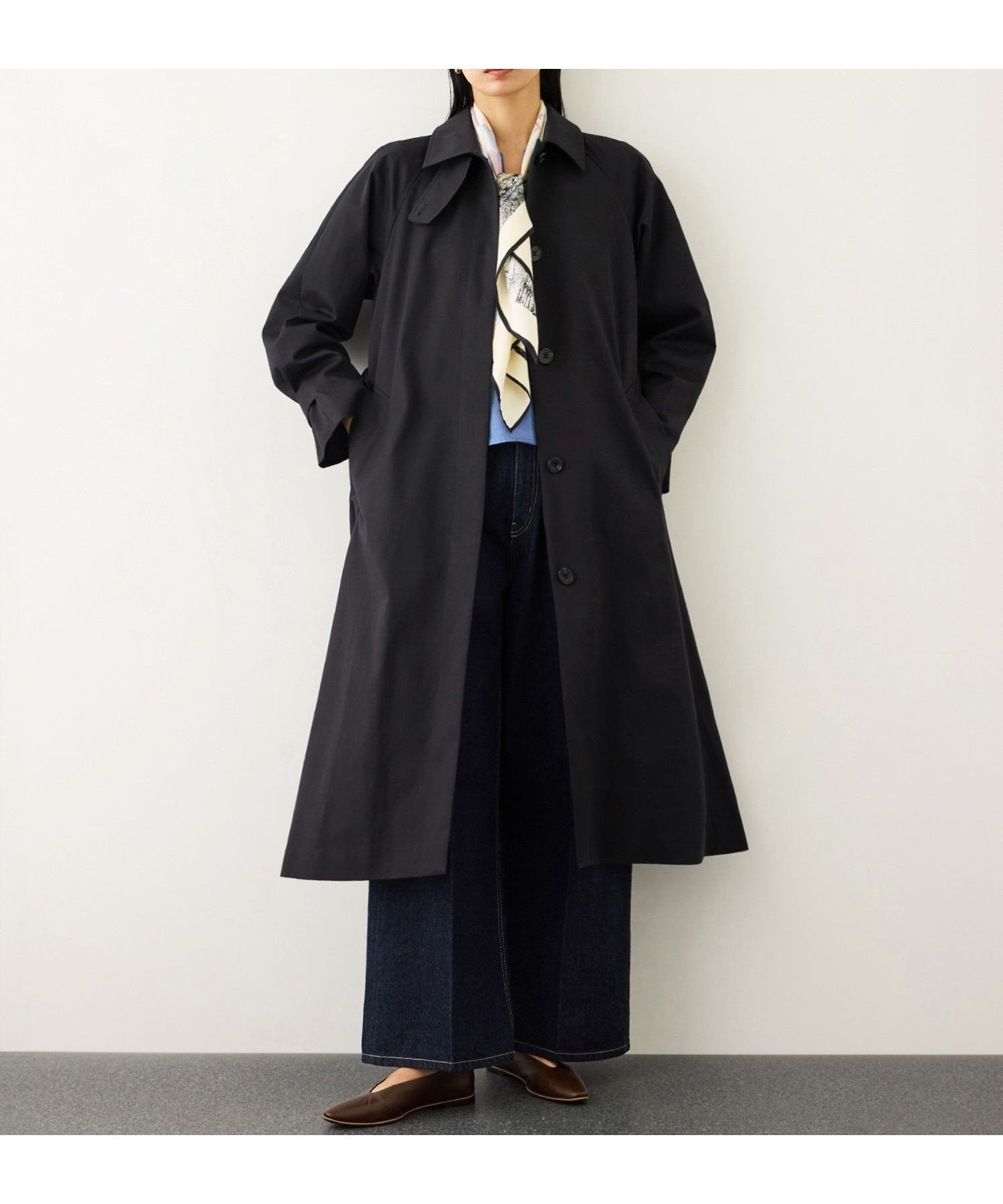 【ロペ/ROPE'】のツイルクロス ステンカラースプリングコート 人気、トレンドファッション・服の通販 founy(ファニー) 　ファッション　Fashion　レディースファッション　Fashion for Women　アウター　Coat / Outerwear Collection　コート・ロングコート・ピーコート　Long Coats, Peacoats & More　ジャケット　Jacket, Outerwear　ポケット　Pocket, Pocket Detail　おすすめ　Recommended / Our Picks　エレガント 上品　Elegant　セレモニー　Ceremony　入学式　Entrance Ceremony　卒業式　Graduation Ceremony　ビジネス 仕事 通勤　Business / Work / Commuting　 other-1|ID: prp329100004832329 ipo3291000000035186889