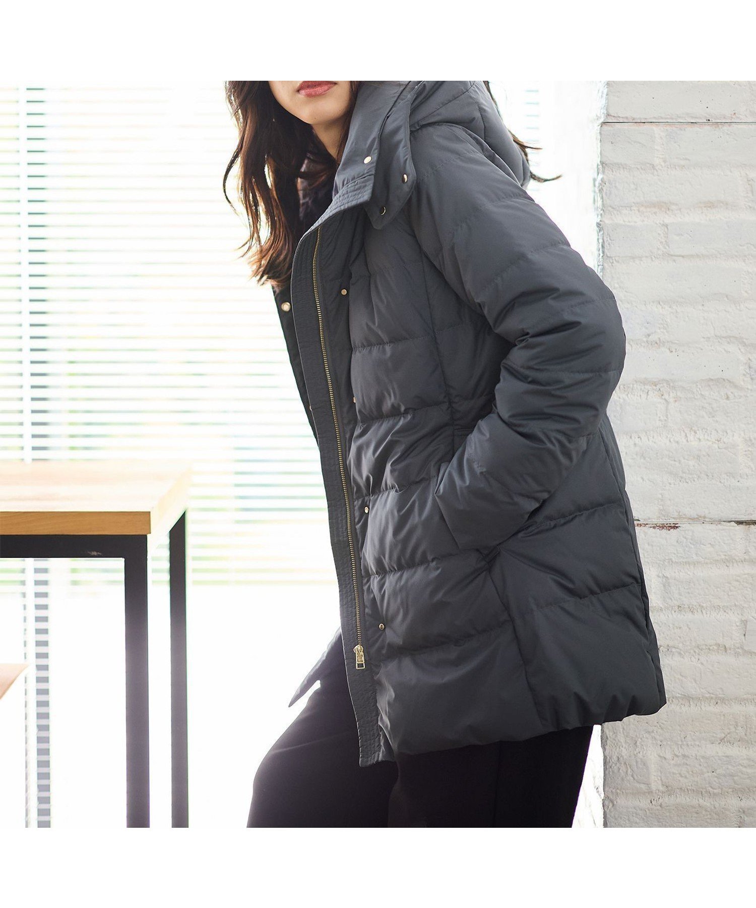 【エニー/ANY】の【フード取り外し可能】楽映えリッチロング丈ダウン インテリア・キッズ・メンズ・レディースファッション・服の通販 founy(ファニー) 　ファッション　Fashion　レディースファッション　Fashion for Women　ストール　Stole, Wrap　ダウン　Down, Puffer　ドット　Polka Dot, Dot Pattern　フェザー　Feather, Feather Detail　防寒　Cold Protection, Winter-Ready　マフラー　Scarf, Muffler　ロング　Long, Long-Length　再入荷　Restock / Back in Stock　おすすめ　Recommended / Our Picks　エレガント 上品　Elegant　[一部店舗・WEB限定]チャコ[004]|ID: prp329100004832344 ipo3291000000035187132