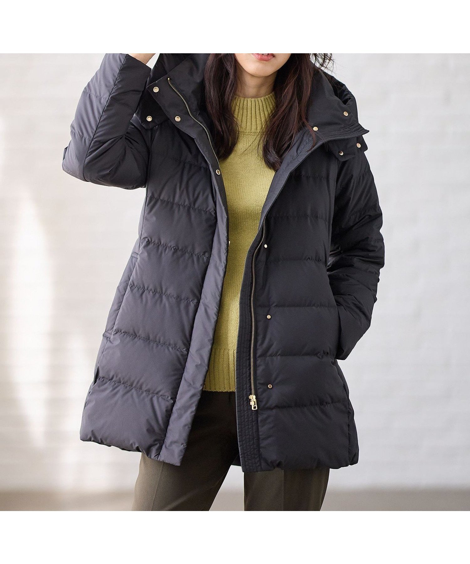 【エニー/ANY】の【フード取り外し可能】楽映えリッチロング丈ダウン インテリア・キッズ・メンズ・レディースファッション・服の通販 founy(ファニー) 　ファッション　Fashion　レディースファッション　Fashion for Women　ストール　Stole, Wrap　ダウン　Down, Puffer　ドット　Polka Dot, Dot Pattern　フェザー　Feather, Feather Detail　防寒　Cold Protection, Winter-Ready　マフラー　Scarf, Muffler　ロング　Long, Long-Length　再入荷　Restock / Back in Stock　おすすめ　Recommended / Our Picks　エレガント 上品　Elegant　ブラック[005]|ID: prp329100004832344 ipo3291000000035187133